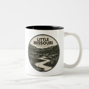 Little Missouri National Grassland Stream Zweifarbige Tasse