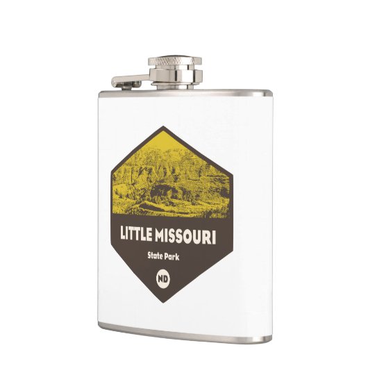 Little Missouri Staat Park North Dakota Flachmann (Links)