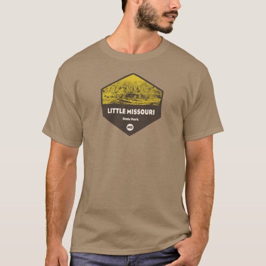 Little Missouri Staat Park North Dakota T-Shirt (Vorderseite)