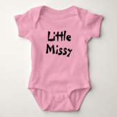 Little Missy Girl Outfit Baby Strampler (Vorderseite)