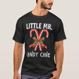 Little Mister Candy Cane Naughty Fun Ugly Christma T-Shirt