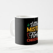 Little Mister First Christmas - Funny Christmas Kaffeetasse (Vorderseite Links)
