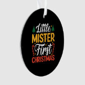 Little Mister First Christmas - Funny Christmas Ornament (Vorderseite)