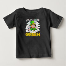 Little Mister Green Irish Baby Boy Leprechaun Boys