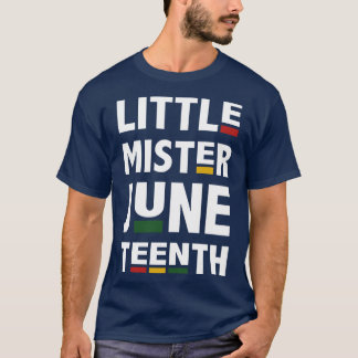 Little mister juneteenth feiert afrikanische Gesch T-Shirt