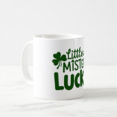 Little Mister Lucky - Cute Shamrocks Kaffeetasse (Vorderseite Links)