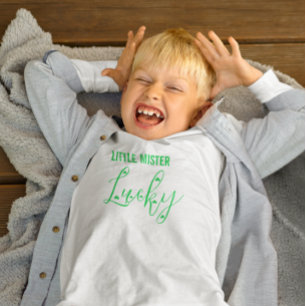 Little Mister Lucky St Patrick's Day Kleinkind T-shirt