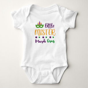 Little Mister Mardi Gras // Spaß Niedlich Baby Strampler