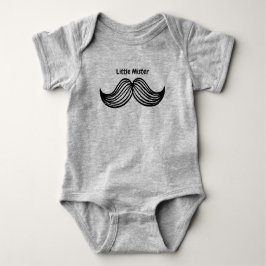 Little Mister Mustache Boy Baby Strampler