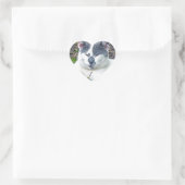 Little Mister Pants Herz-Aufkleber (Tasche)