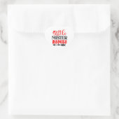 Little Mister Romeo Valentine Cute Love Typography Herz-Aufkleber (Tasche)