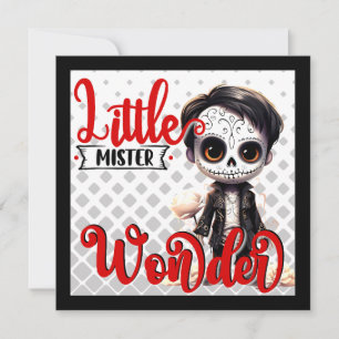 Little Mister _ Sugar Skull Feiertagskarte