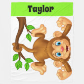 Little Monkey Lg. Fleecedecke (Vorderseite)