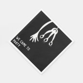 Little Monster Alien Birthday Serviette (Ecke)