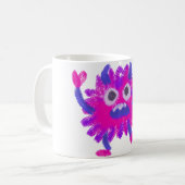Little Monster Animal Drawing Kaffeetasse (Vorderseite Links)