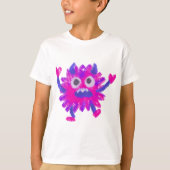 Little Monster Animal Drawing T-Shirt (Vorderseite)