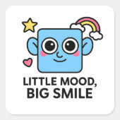 Little Mood Big Smile - Cute Smilo sticker sheet. (Vorderseite)