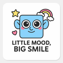 Little Mood Big Smile - Cute Smilo sticker sheet.
