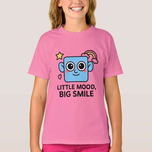 Little Mood, Big Smile - Niedlicher Smilo Kids T - T-Shirt (Vorderseite)