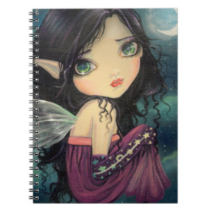 Little Moon Gothic Big-Eye Feen Kunst Notizblock