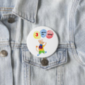 'Little Mouse' 3. Geburtstag Button (Beispiel)