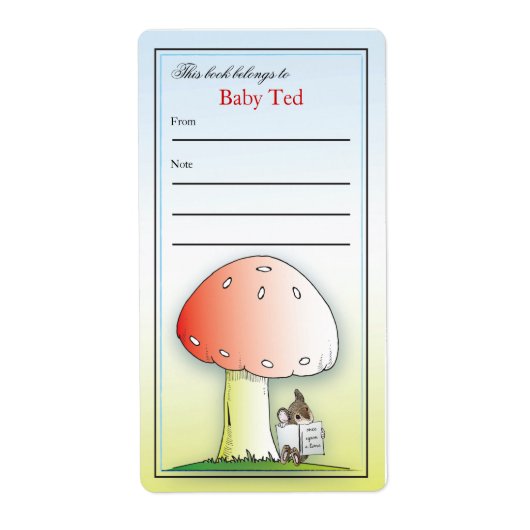 Little Mouse Buchzeichen (Vorne)