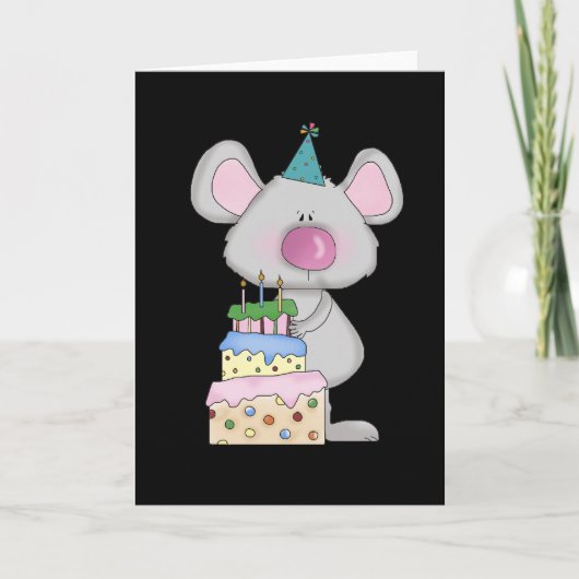Little Mouse Geburtstagsgeschenke und Geschenke Karte (Vorderseite)
