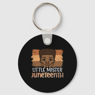 Little Mr Juneteenth Niedlich Black Freedom Day Bo Schlüsselanhänger