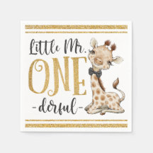 Little Mr One Derful Niedlich Giraffe 1. Geburtsta