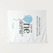 Little Mr Onederful Party Welcome Wandteppich (Vorderseite (Horizontal))