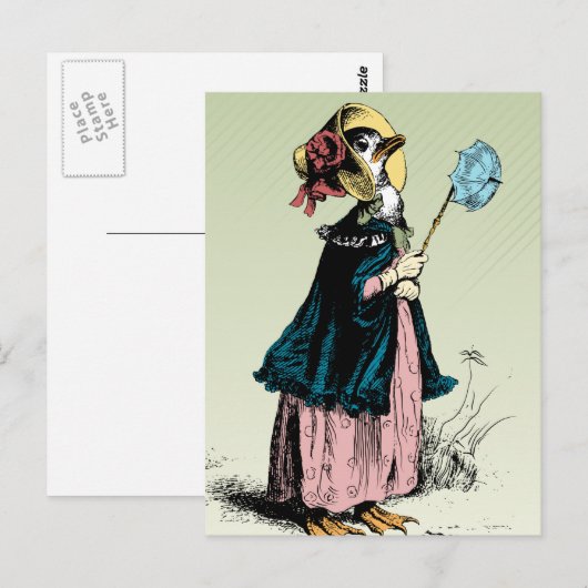 Little Mrs Duck Postkarte (Vorne/Hinten)