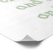 Little Muffet Reading Poster (Ecke)