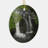 Little Multnomah Falls Keramik Ornament (Rechts)