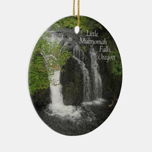 Little Multnomah Falls Keramik Ornament (Rechts)