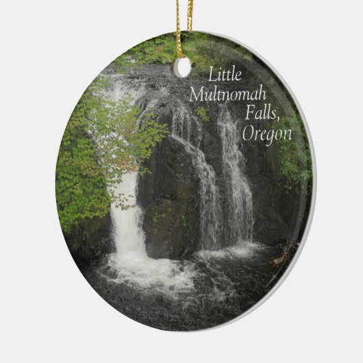 Little Multnomah Falls Keramik Ornament (Links)