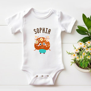 Little Mushroom Baby Strampler