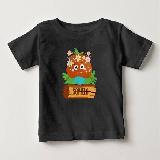 Little Mushroom Baby T-shirt (Vorderseite)