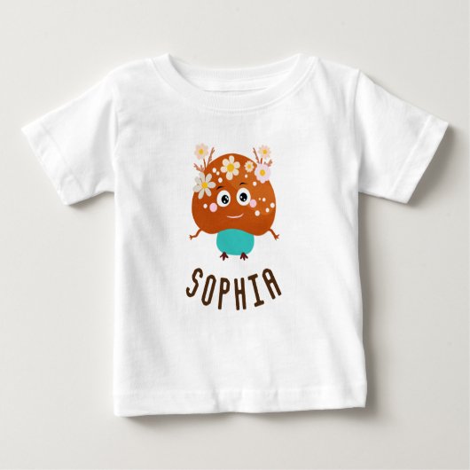 Little Mushroom Baby T-shirt (Vorderseite)