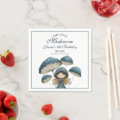 Little Mushroom Blue Fairy Kindergeburtstag Party Serviette (Beispiel)