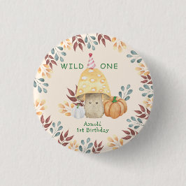 Little Mushroom erste Geburtstagsparty Button