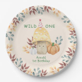 Little Mushroom erste Geburtstagsparty Pappteller (Vorderseite)