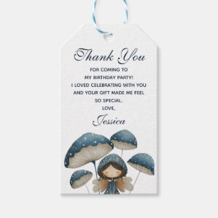 Little Mushroom Fairy Kindergeburtstag Vielen Dank Geschenkanhänger