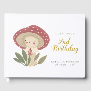Little Mushroom Guest Book Gästebuch