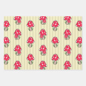 Little Mushroom Illustration Geschenkpapier Set (Vorderseite 3)