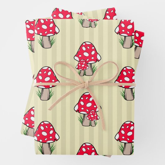 Little Mushroom Illustration Geschenkpapier Set (Beispiel)