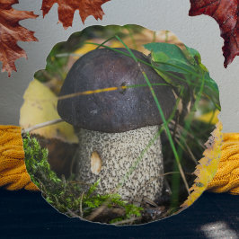 Little Mushroom Rundes Kissen