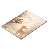 Little Nature Diary Cute Deer Bird Nest Notebook | Notizblock (Linke Seite)