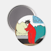 "Little Nemo" im Bett Magnet (Vorderseite/Rückseite)