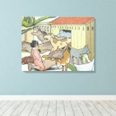 Little Nemo und einige Tierfreunde Leinwanddruck (Insitu (Holzboden))