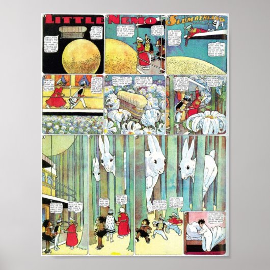Little Nemo und Kaninchen Poster (Vorne)